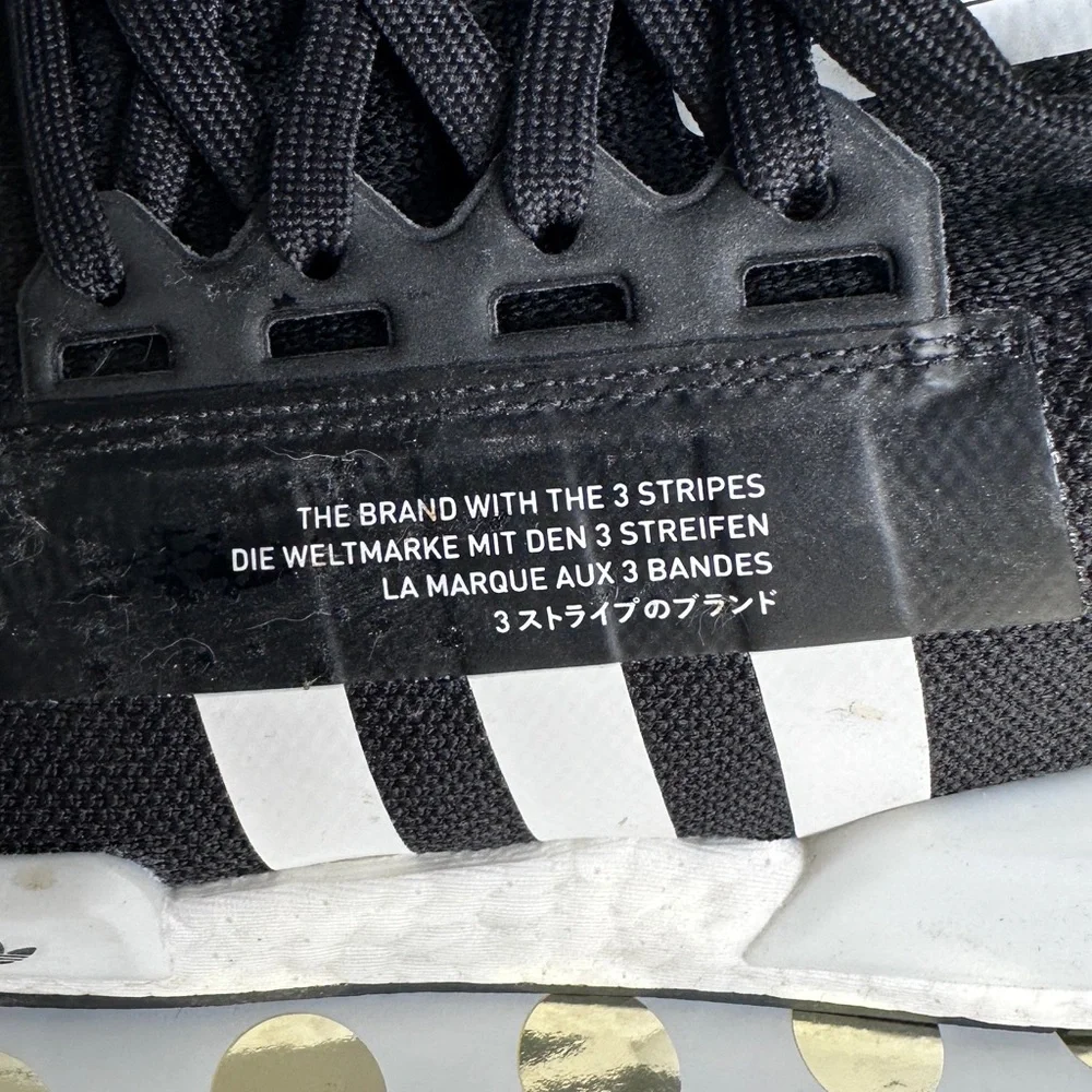Adidas NMD Men's Black and White Sneakers